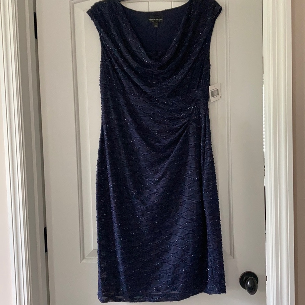 Connected Navy Blue sparkly dress